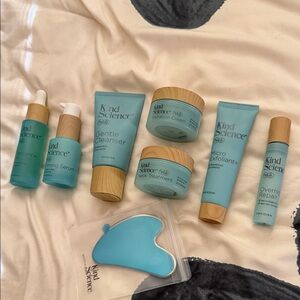Gentle Cleanser Set - Blue and Tan